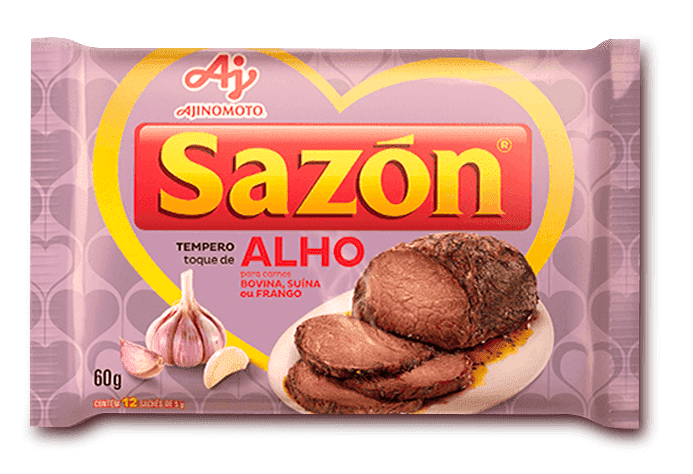 Tempero Ajinomoto Sazon 60g - Alho