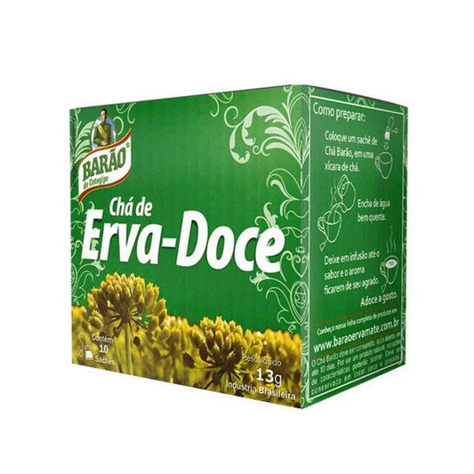 Chá Erva Doce Barão 10 Saquinhos